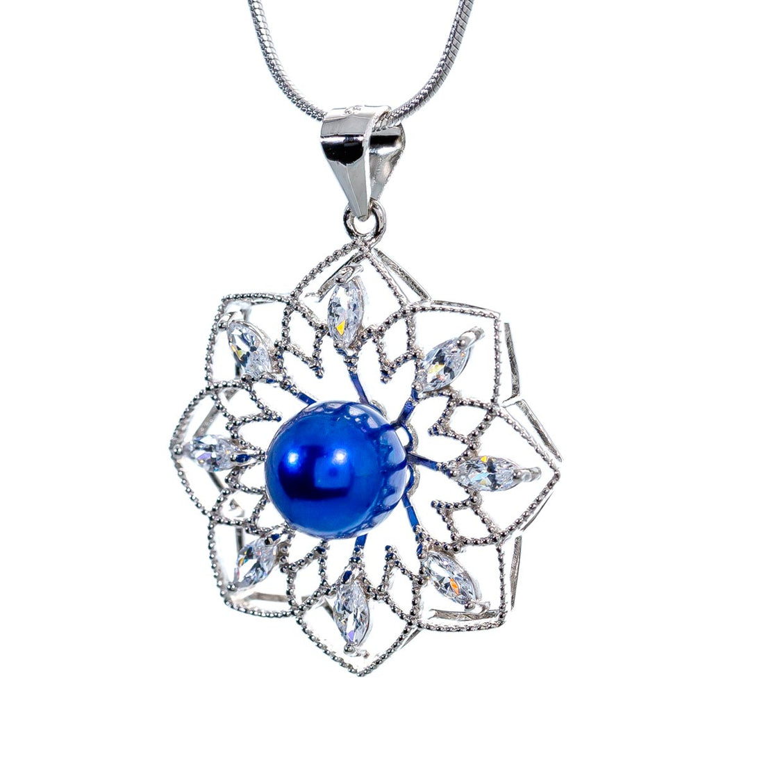 Royal Snowflake .925 Sterling Silver Pendant Mount Default Title