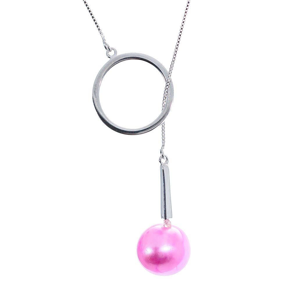 Modern Drop Through .925 Sterling Silver Pendant Mount Default Title
