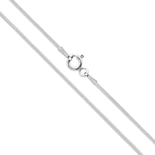 Chain Snake .925 Sterling Silver with Rhodium Protective Coating