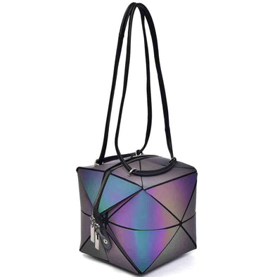 Modular Flash Purse Geometric Box Style (Changes Color in sunlight and in photos and videos with flash on) Default