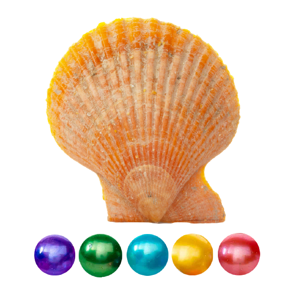 Red Shell Oyster - Freshwater Round Pearls