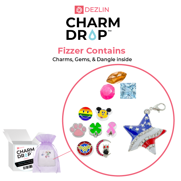 Charm Drop Mickey Bundle 4 gotas 4 medallones